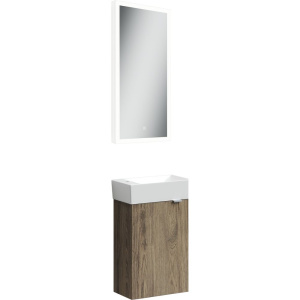 Мебель для ванной комнаты Sancos Mini 35 L подвесная, дуб чарльстон
