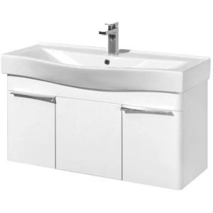 Тумба с раковиной Aquaton Беверли 100 1A2367K0BV010 белый глянец Тумба с раковиной Aquaton Беверли 100 1A2367K0BV010 белый глянец