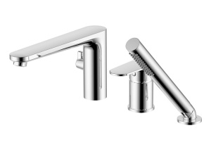 Смеситель на борт ванны на 3 отв. Aquatek AQ1848CR Ника Смеситель на борт ванны на 3 отв. Aquatek AQ1848CR Ника