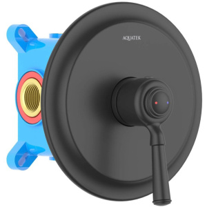 Смеситель для душа Aquatek Классик AQ1566MB черный