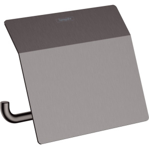 Держатель туалетной бумаги Hansgrohe AddStoris 41753340 шлифованный черный хром