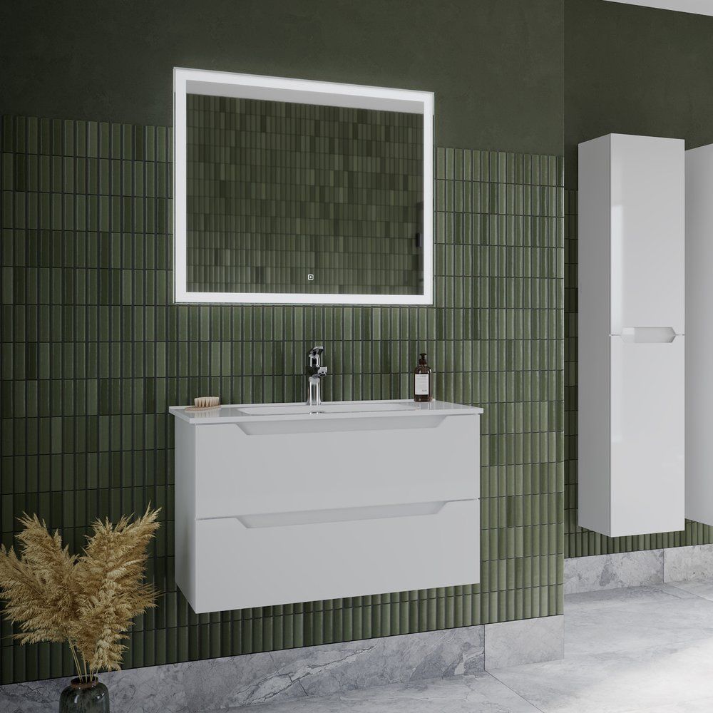 Мебель для ванной Sancos Norma 2.0 80 см белый глянец Мебель для ванной Sancos Norma 2.0 80 см белый глянец