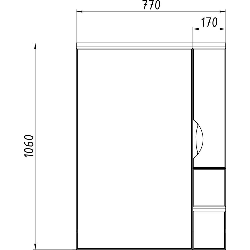 Купить Мебель для ванной ASB-Mebel Мессина 80, с дверками в Москве с доставкой Мебель для ванной ASB-Mebel Мессина 80, с дверками