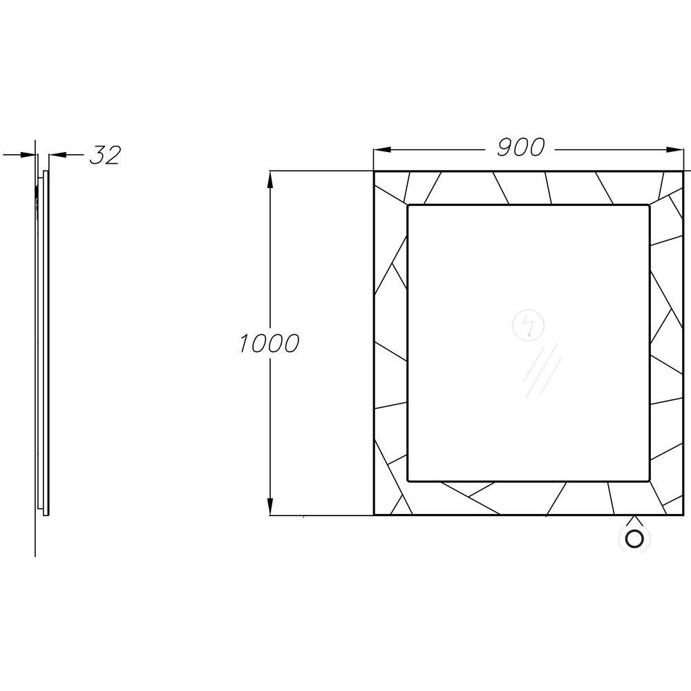 Купить Мебель для ванной Opadiris Луиджи 90 белая матовая в Москве с доставкой Мебель для ванной Opadiris Луиджи 90 белая матовая