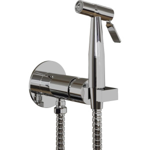 Гигиенический душ Paini Castello Round CACR442R со смесителем, С ВНУТРЕННЕЙ ЧАСТЬЮ, хром