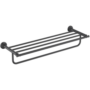 Полка для полотенец Aquatek Классик AQ4515MB черный