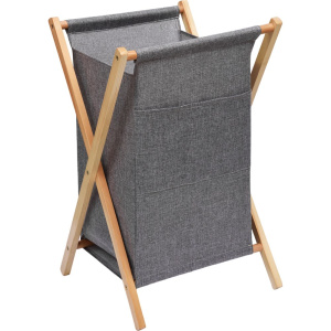 Корзина для белья Wasserkraft Nau WB-772-L серая Корзина для белья Wasserkraft Nau WB-772-L серая