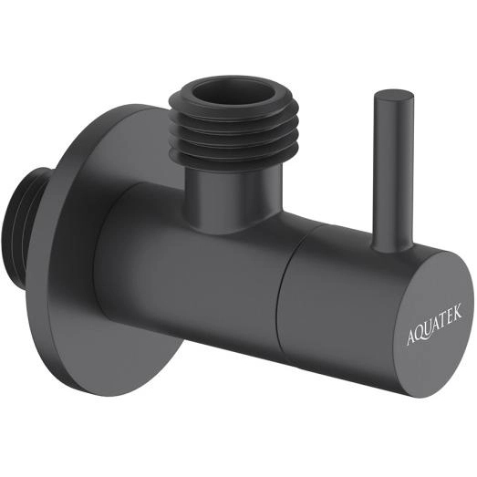 Вентиль угловой Aquatek AQ2452MB черный Вентиль угловой Aquatek AQ2452MB черный