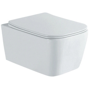 Унитаз подвесной с сиденьем микролифт Aquatek Либра New AQ1148N-00 безободковый