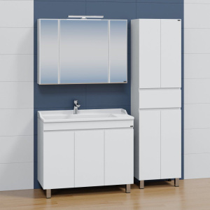 Мебель для ванной СаНта Марс 100 напольная, 3 дверцы