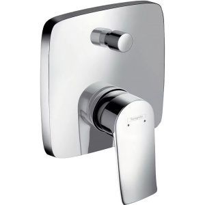 Смеситель для ванны с душем Hansgrohe Metris 31454000 Смеситель для ванны с душем Hansgrohe Metris 31454000