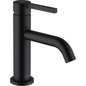 Смеситель для раковины Kludi Nova Fonte Pura 202663915 черный матовый, с донным клапаном Смеситель для раковины Kludi Nova Fonte Pura 202663915 черный матовый, с донным клапаном