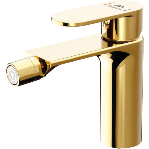Смеситель для биде Fashun A5085-35 с поворотным аэратором, золото