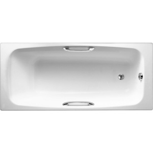 Чугунная ванна Jacob Delafon Diapason 170x75 см, с ножками, с ручками P