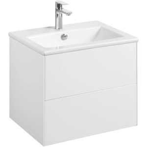Тумба с раковиной Aquaton Сохо 60 1A2580K2AJ010 белый глянец