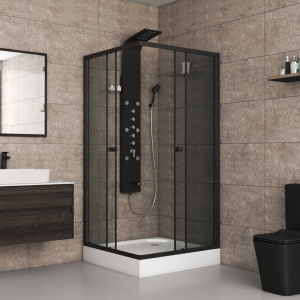 Душевой уголок Niagara Eco NG-009-14QT тонированное, с поддоном