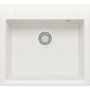 Мойка кухонная Polygran Argo 560 белый хлопок