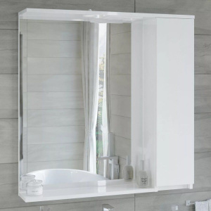 Зеркало SanStar Квадро 80 белое