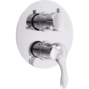 Смеситель для ванны с душем Rav Slezak Labe L086K С ВНУТРЕННЕЙ ЧАСТЬЮ