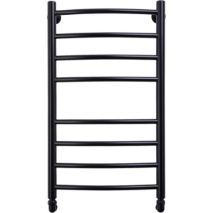 Полотенцесушитель водяной Comfysan Noumi W-8 80х40 черный матовый