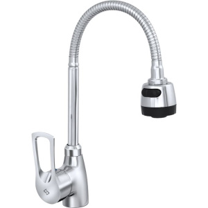 Смеситель для кухни Славен Прораб Ц СЛ-ОД-Ц25 с гибким изливом