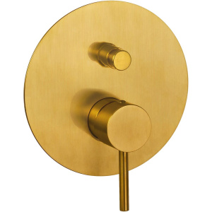 Смеситель для ванны с душем Remer X Style X09KB золото брашированное Смеситель для ванны с душем Remer X Style X09KB золото брашированное