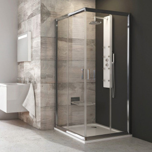 Душевой уголок Ravak Blix BLRV2K 110х110, Transparent, профиль хром Душевой уголок Ravak Blix BLRV2K 110х110, Transparent, профиль хром