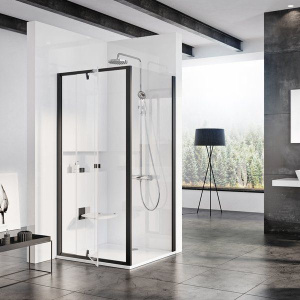 Душевой уголок Ravak Pivot PDOP2 110х100, Transparent, профиль черный