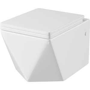 Унитаз подвесной Grossman Cristal GR-4481 безобоковый, с микролифтом, белый Унитаз подвесной Grossman Cristal GR-4481 безобоковый, с микролифтом, белый