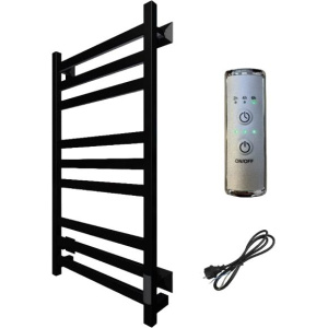 Полотенцесушитель электрический Тругор Пэк сп 21 80x50 с выключателем, черный