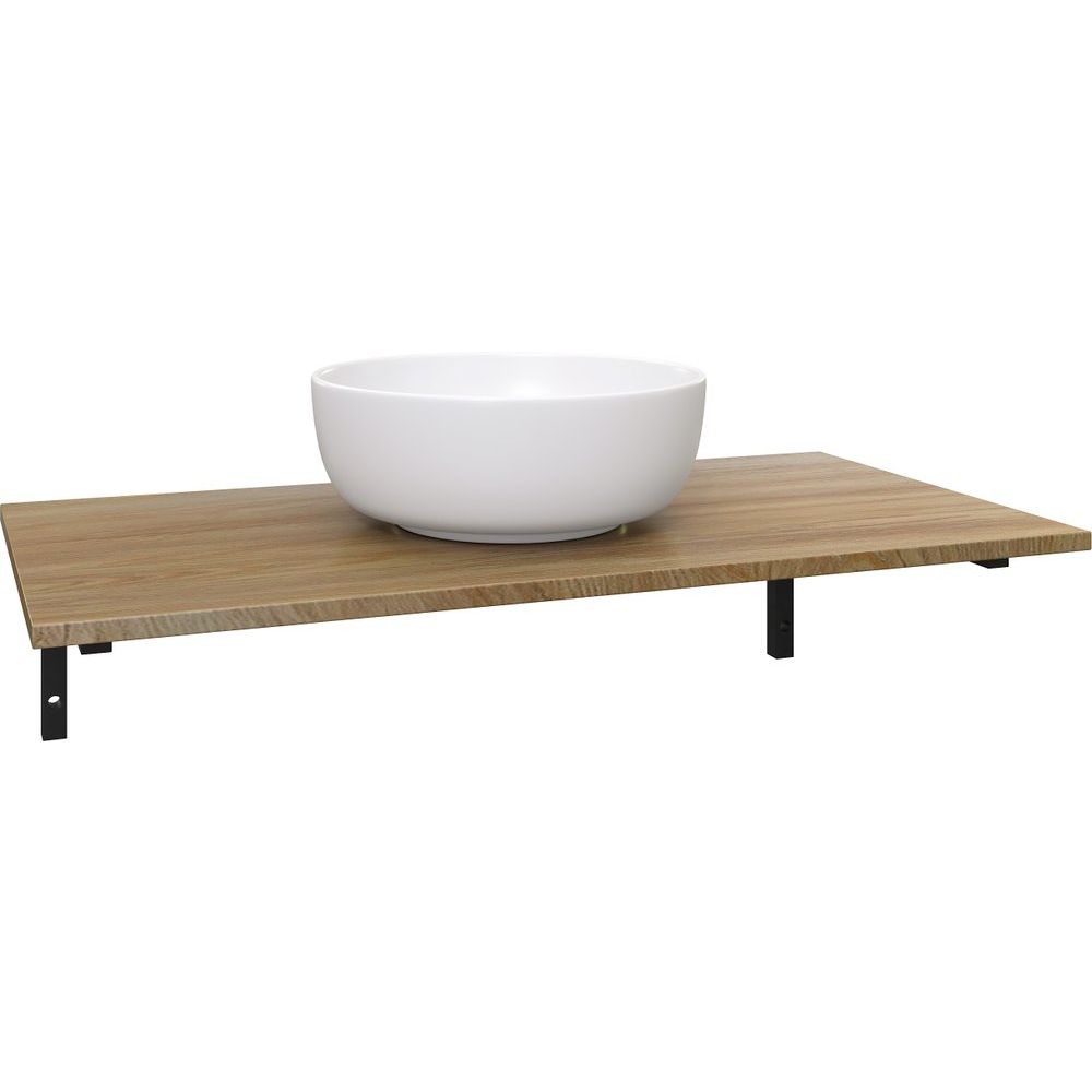 Купить Мебель для ванной DIWO Элиста 100 светлое дерево, с раковиной Moduo 40 RING в Москве с доставкой Мебель для ванной DIWO Элиста 100 светлое дерево, с раковиной Moduo 40 RING