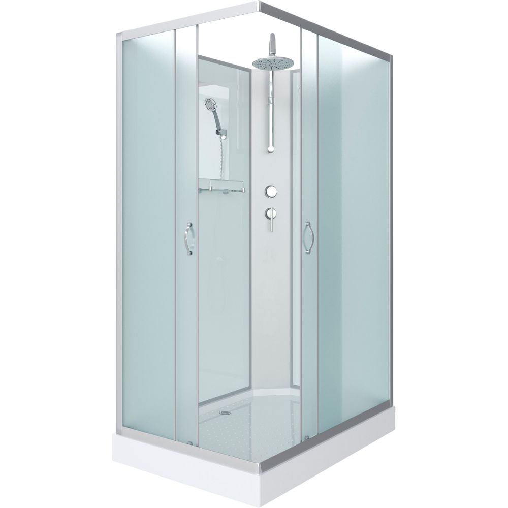 Душевая кабина Niagara Classic NG-43285-14QBKT, 120х80 см, без крыши, с тропическим душем Душевая кабина Niagara Classic NG-43285-14QBKT, 120х80 см, без крыши, с тропическим душем