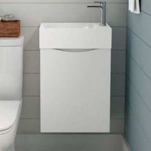 Тумба с раковиной Art&Max Liberty L, 40, подвесная, Bianco Lucido