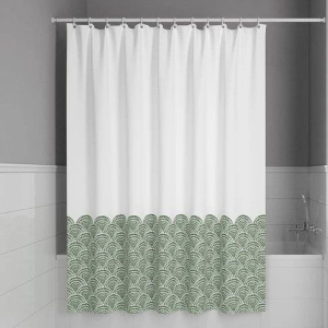 Штора для ванной IDDIS Base BW04P18i11 180х200, зеленая