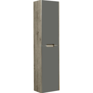 Шкаф-пенал AQUATON Оливия грей/дуб ойстер