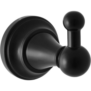 Крючок Rav Slezak Morava MKA0100CMAT черный матовый Крючок Rav Slezak Morava MKA0100CMAT черный матовый