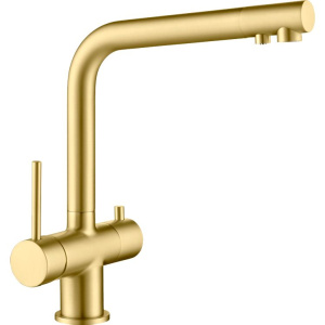 Смеситель для кухни Timo Saona 2396/17F золото матовое