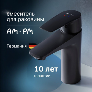 Смеситель для раковины AM.PM Gem F90A02122 черный