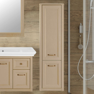 Шкаф-пенал ASB-Woodline Толедо 40 капучино