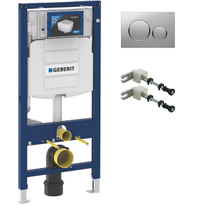 Система инсталляции для унитазов Geberit Duofix UP 320 111.300.00.5 с кнопкой Sigma 20 115.882.JQ.1 хром матовый, хром глянцевый Система инсталляции для унитазов Geberit Duofix UP 320 111.300.00.5 с кнопкой Sigma 20 115.882.JQ.1 хром матовый, хром глянцевый