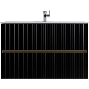 Тумба с раковиной Art&Max Elegant 90 черная Тумба с раковиной Art&Max Elegant 90 черная