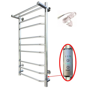 Полотенцесушитель электрический Тругор Браво ПЭК СП3П 100x50, с полкой Полотенцесушитель электрический Тругор Браво ПЭК СП3П 100x50, с полкой