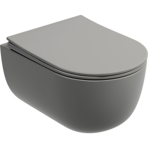 Унитаз подвесной Ceramicanova Modena Rimless CN6063MH, антрацит