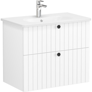 Тумба с раковиной VitrA Root Groove 80 белая