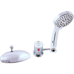 Термостатический смеситель Rav Slezak Termo DT270.5S на борт ванны, хром