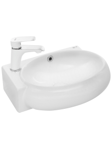 Раковина подвесная 430х290х140 WeltWasser AISBACH 5011 L (10000003874)