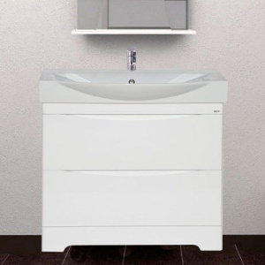 Тумба с раковиной Misty Элвис 85 белая