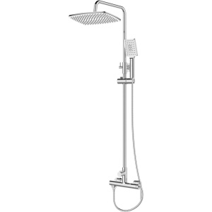 Душевая стойка BelBagno Acqua ACQUA-DOCM-CRM хром Душевая стойка BelBagno Acqua ACQUA-DOCM-CRM хром