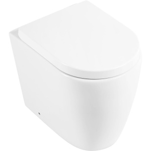 Унитаз приставной BelBagno Marino BB105CBR безободковый, крышка BB865SC с микролифтом Унитаз приставной BelBagno Marino BB105CBR безободковый, крышка BB865SC с микролифтом