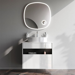 Мебель для ванной AM.PM Func 80 белый глянец, со столешницей, раковина M8FWCC20561WG Мебель для ванной AM.PM Func 80 белый глянец, со столешницей, раковина M8FWCC20561WG